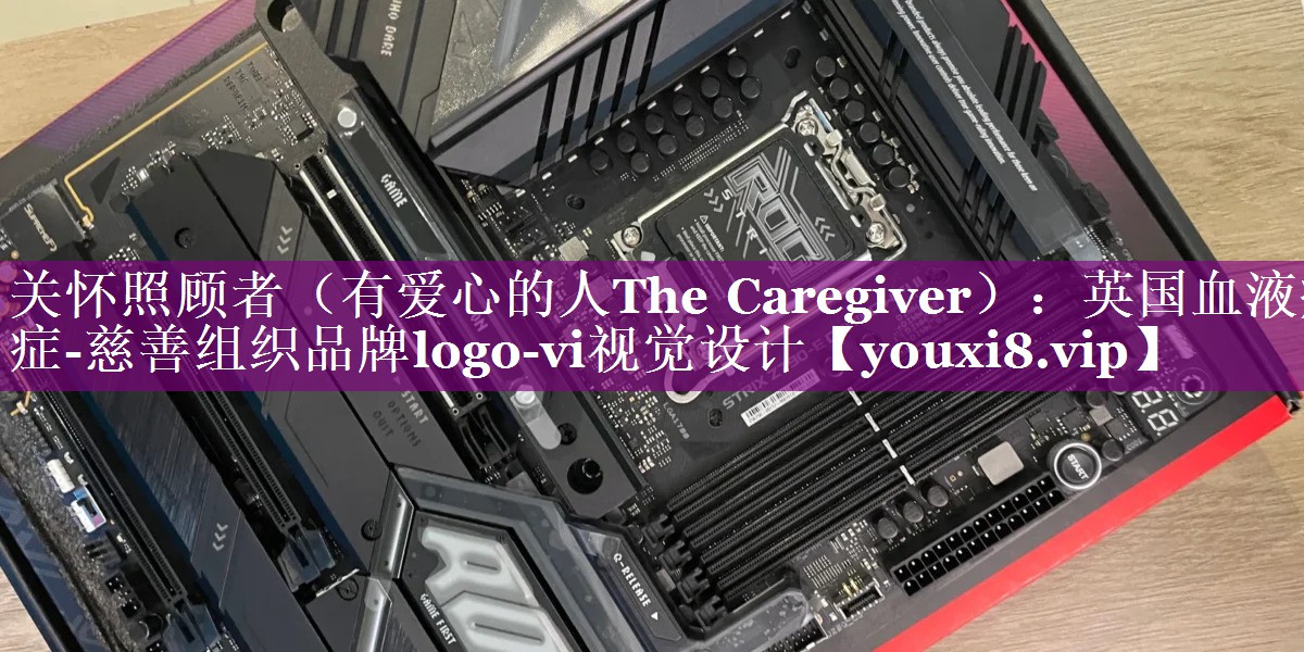 关怀照顾者（有爱心的人The Caregiver）：英国血液癌症-慈善组织品牌logo-vi视觉设计